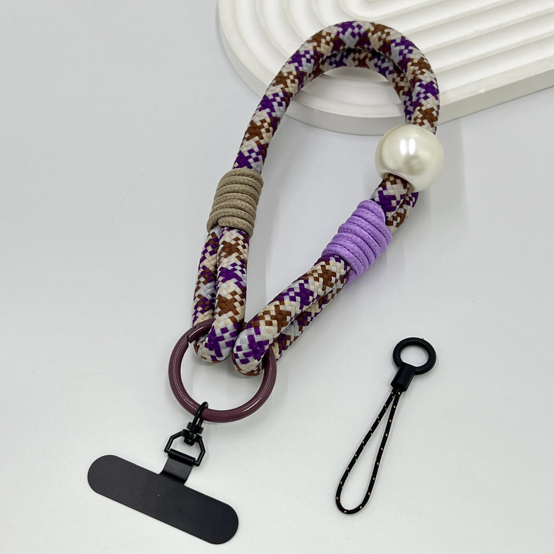 Farbenfrohes geflochtenes Handy-Lanyard-Halter Karnz