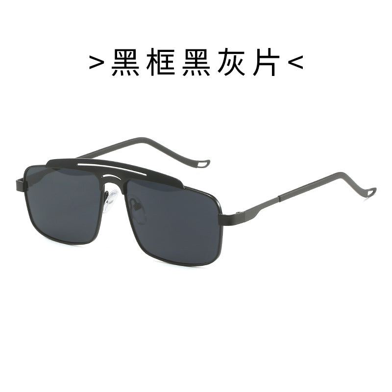 Damen Modische Brille mit schmalem Metallrahmen Karnz