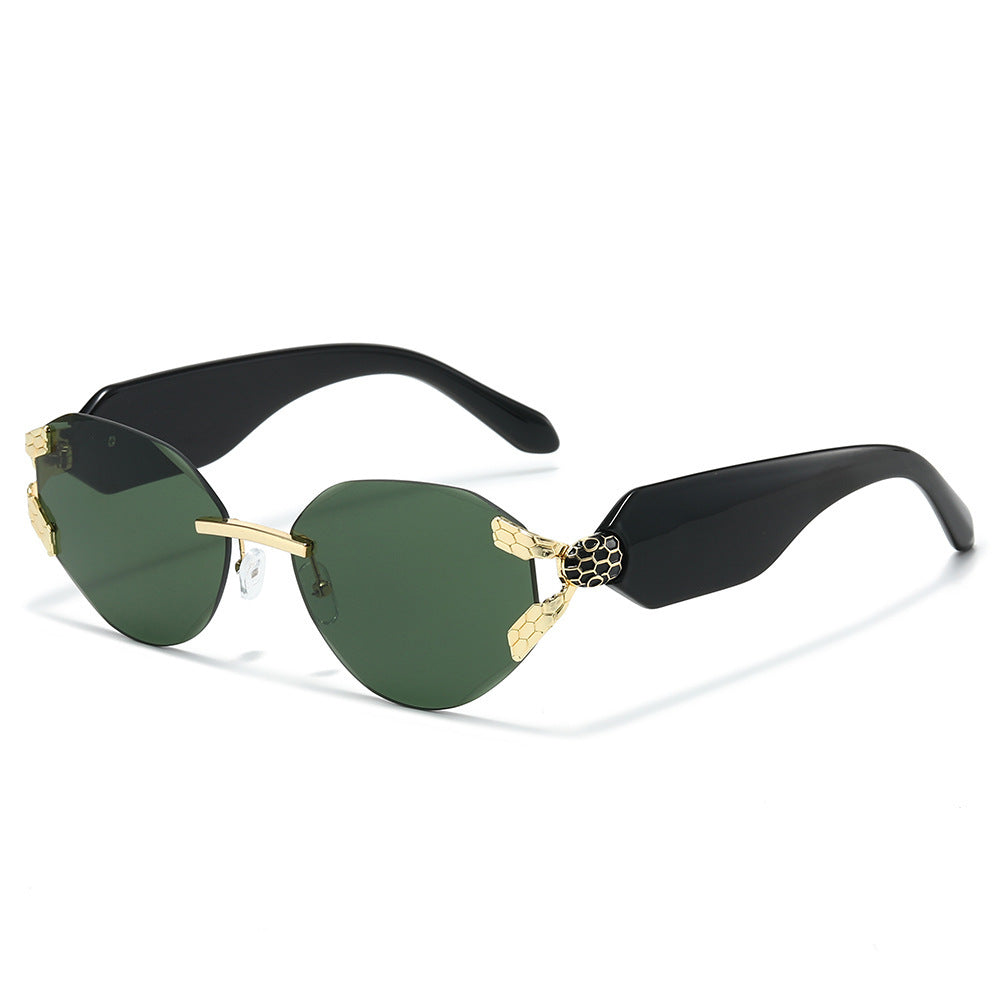 Elegante Katzenaugen-Sonnenbrille mit einzigartigem Design Karnz