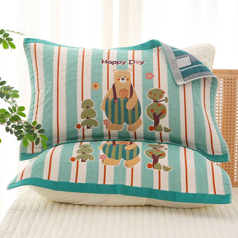 Damen Kissenbezüge mit fröhlichem Patchwork-Motiv Karnz