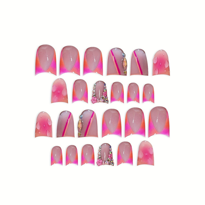 Dekorative 3D Nagelkunst Karnz