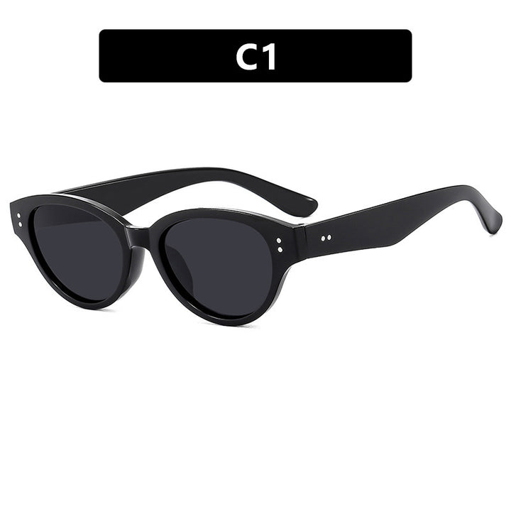 Damen Cat-Eye Sonnenbrille im eleganten Design mit breitem Rahmen Karnz