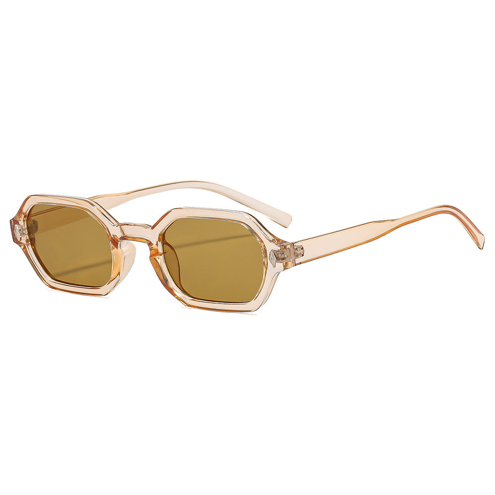 Damen stilvolle Sonnenbrille im modernen achteckigen Design mit UV-Schutz Karnz