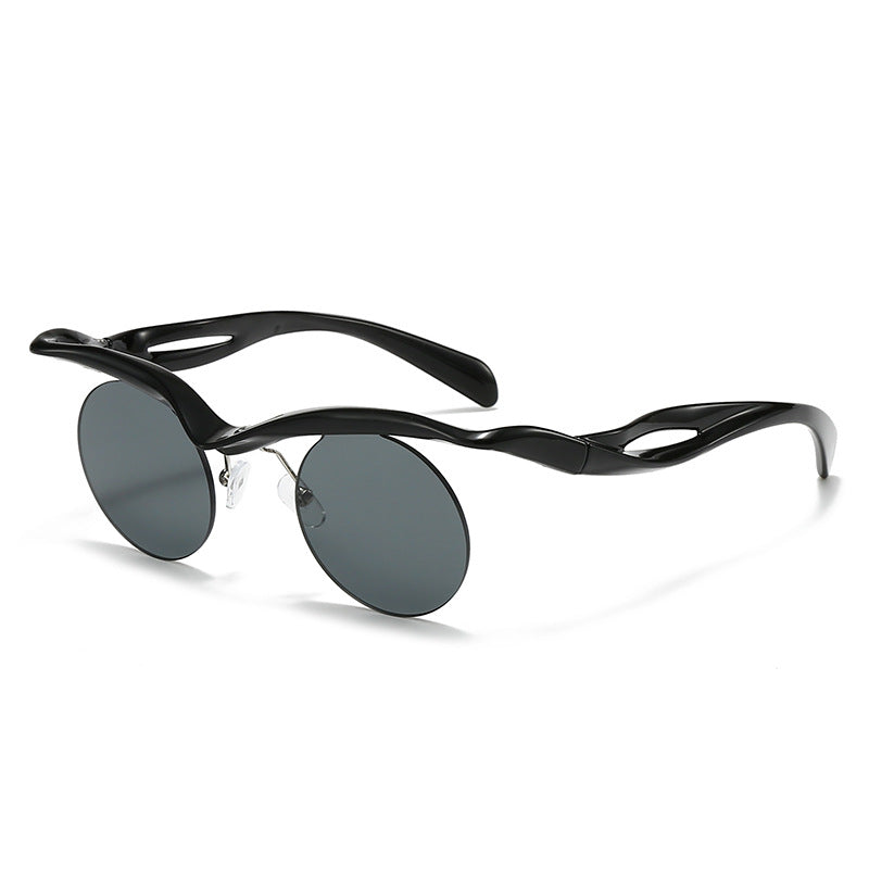 Damen modische Sonnenbrille mit innovativem Rahmen Karnz
