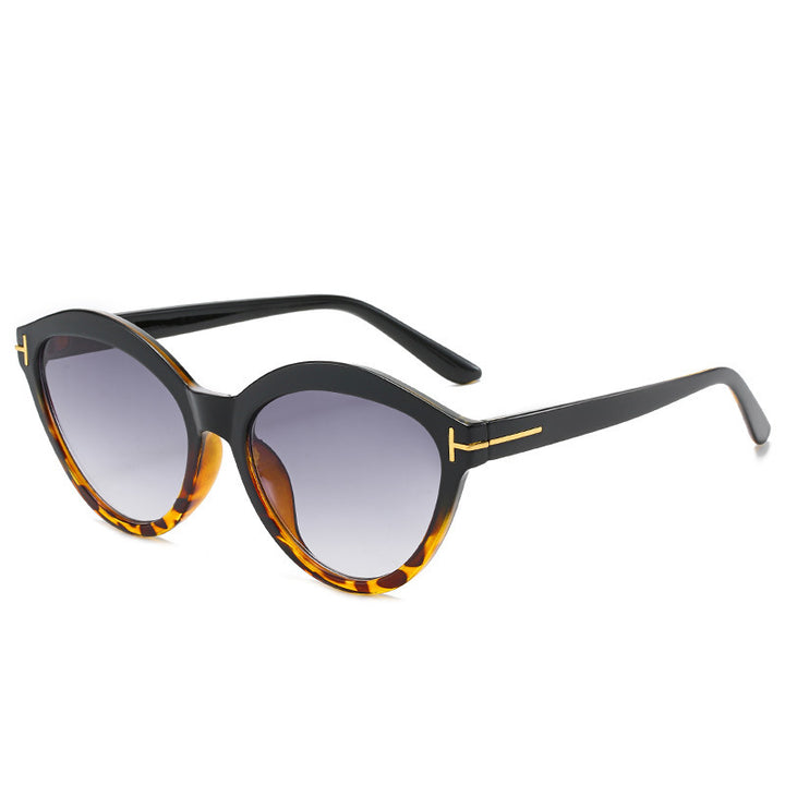 Elegante Übergroße Katzenaugen-Sonnenbrille Karnz