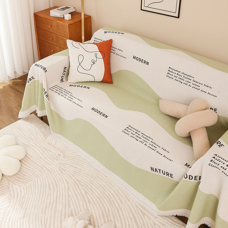 Premium Texturiertes Sofa Überwurf Cover