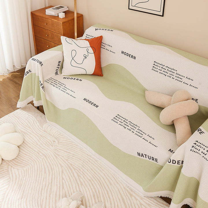 Premium Texturiertes Sofa Überwurf Cover