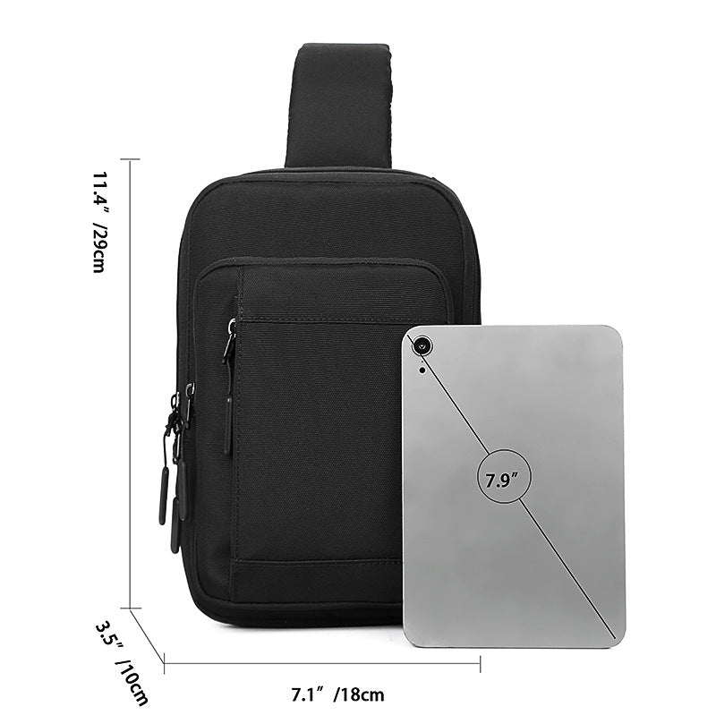 Kompakte Multi-Taschen Sling Bag Karnz