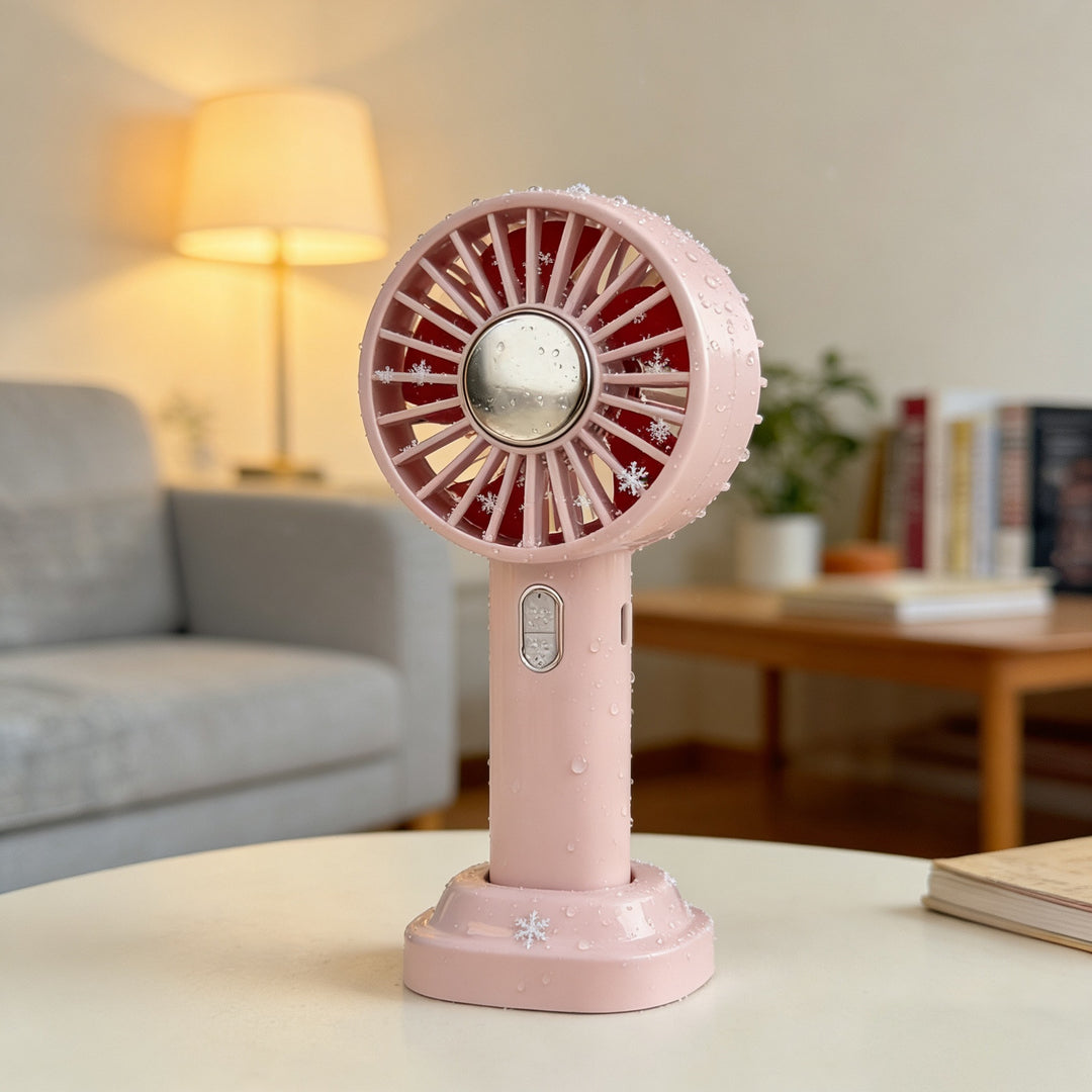 Damen Tragbarer Nebel-Handventilator Karnz