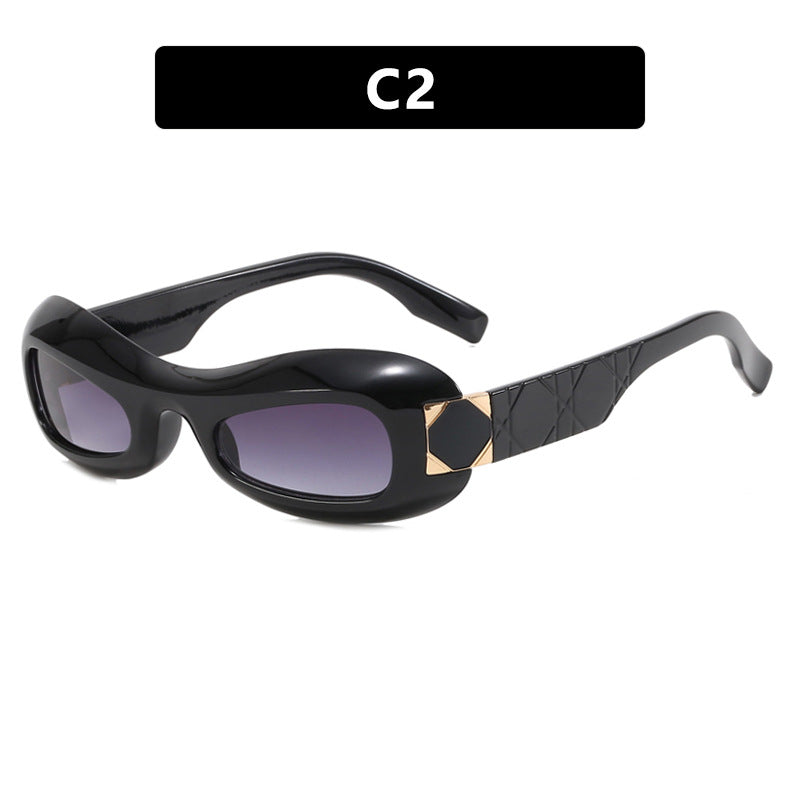 Damen Retro-inspirierte Sonnenbrille mit stylischem Rahmen und UV-Schutz Karnz