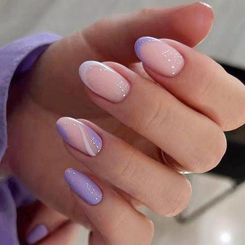Elegante Ombre Nagelkunst Karnz