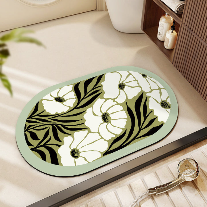 Floraler Druck Teppich Karnz