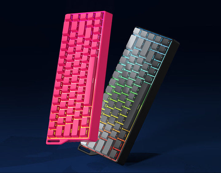 Kompakte mechanische Gaming-Tastatur mit RGB-Hintergrundbeleuchtung Karnz