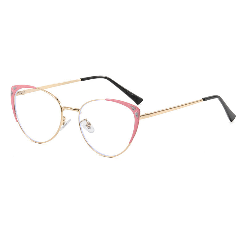 Damen Modische Cat-Eye Brille mit einzigartigem Design Karnz
