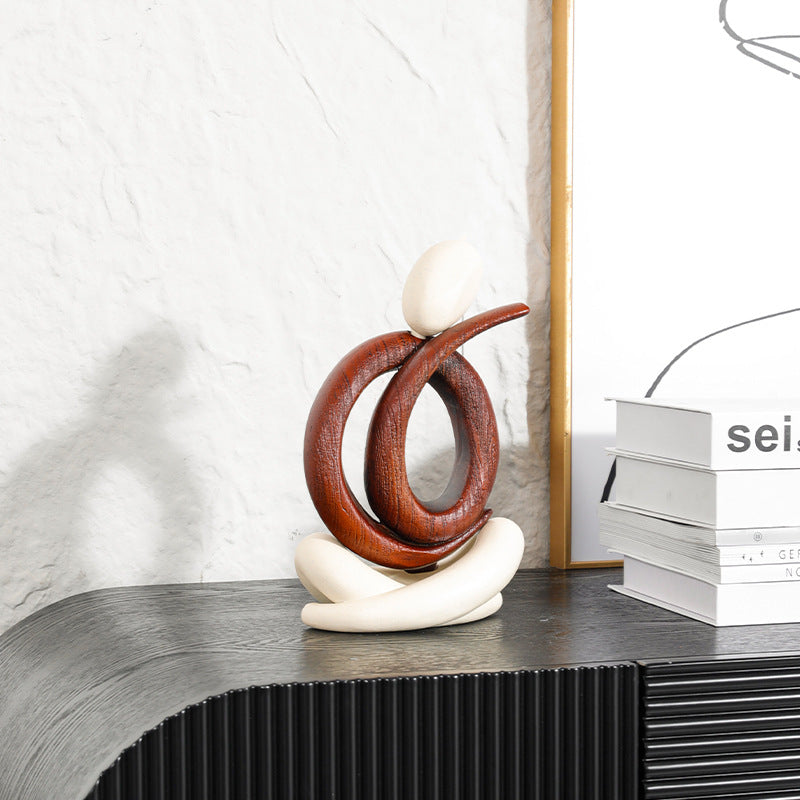 Dekorative abstrakte menschliche Figur Skulptur