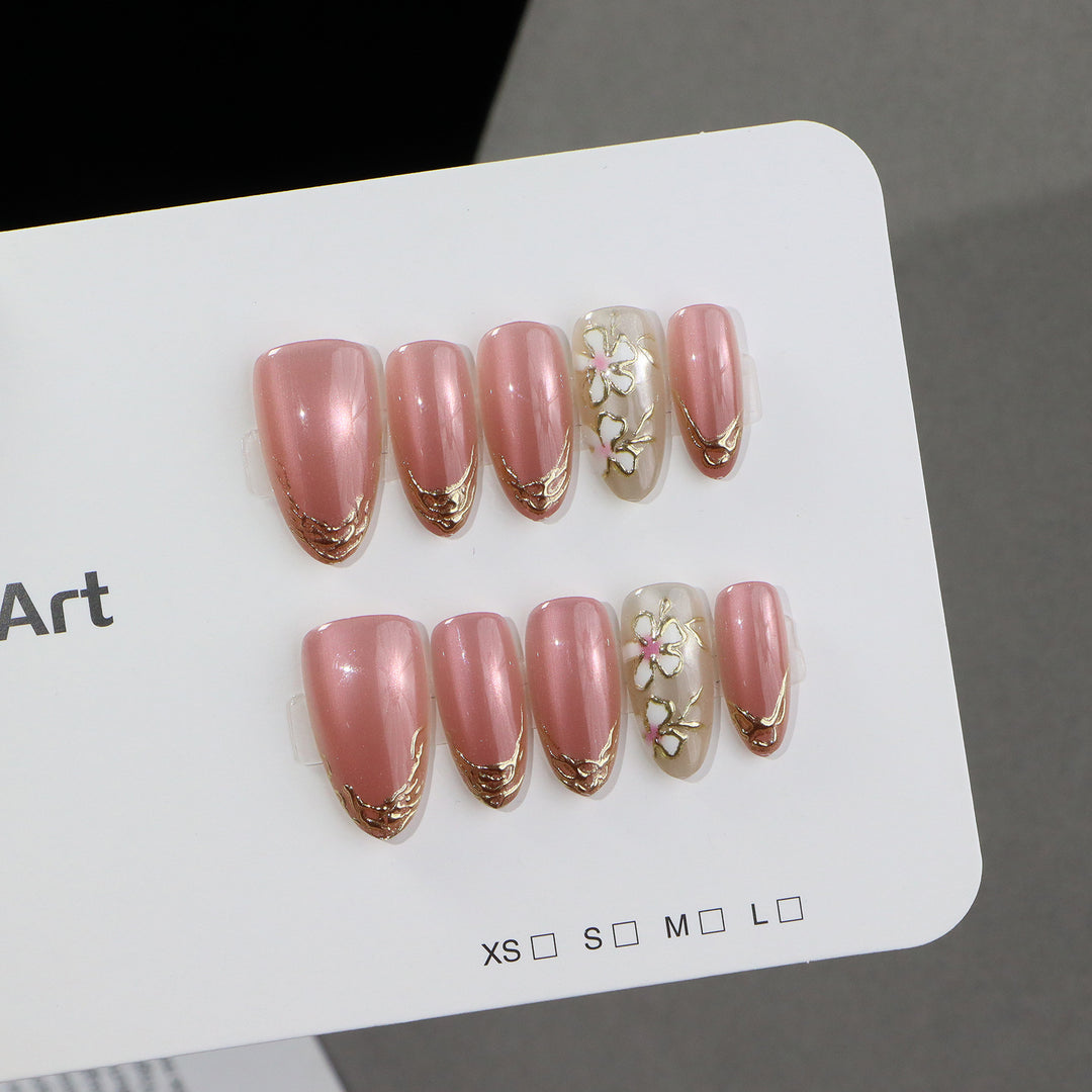 Floral Luxury Press-On Nail Set Karnz
