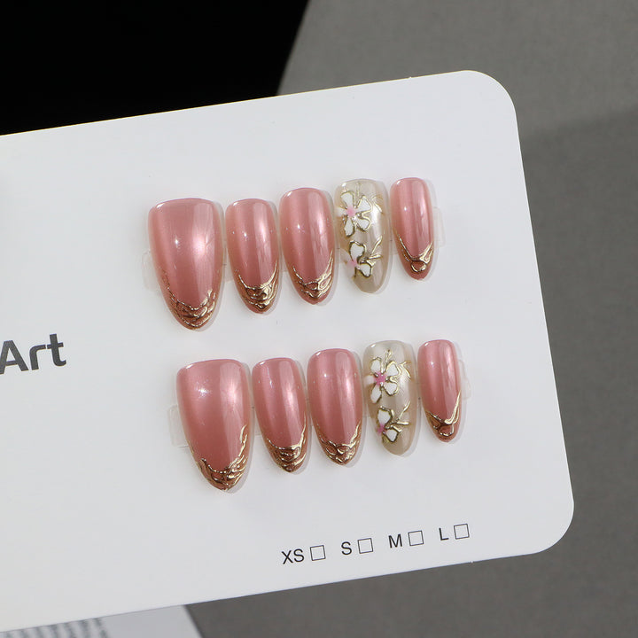 Floral Luxury Press-On Nail Set Karnz