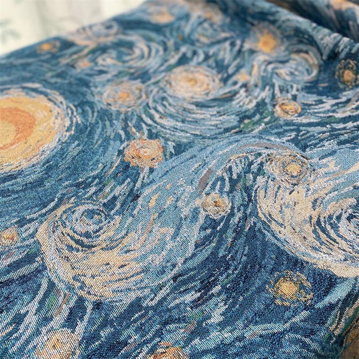 Künstlerische Sternennacht Wandteppich Decke