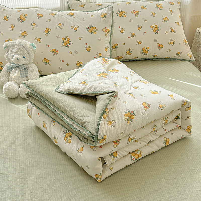Blumenmuster Quilt Decke