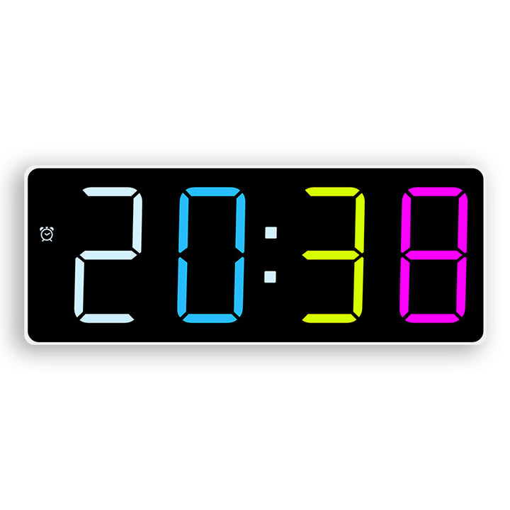 Digitale Wanduhr mit großem LED-Display Karnz
