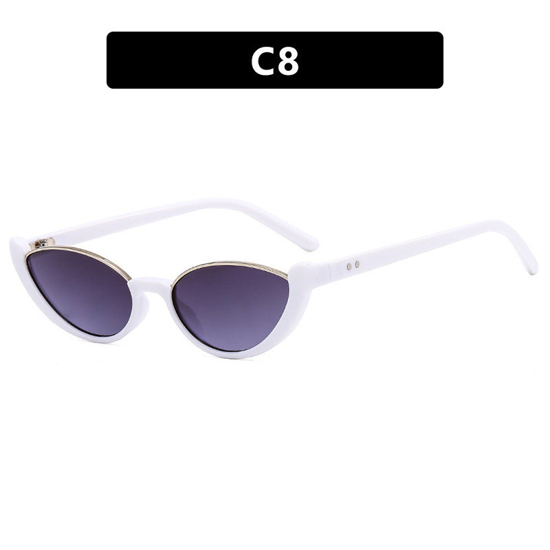Damen Cat-Eye Sonnenbrille mit verspiegelten Gläsern und elegantem Rahmen Karnz