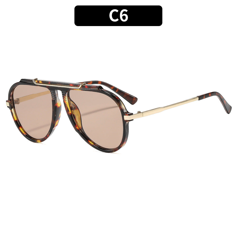 Retro-inspirierte Mode Pilotensonnenbrille