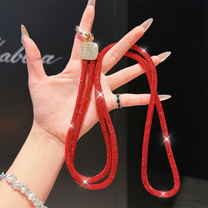 Rhinestone-besetzte Brillenband Karnz
