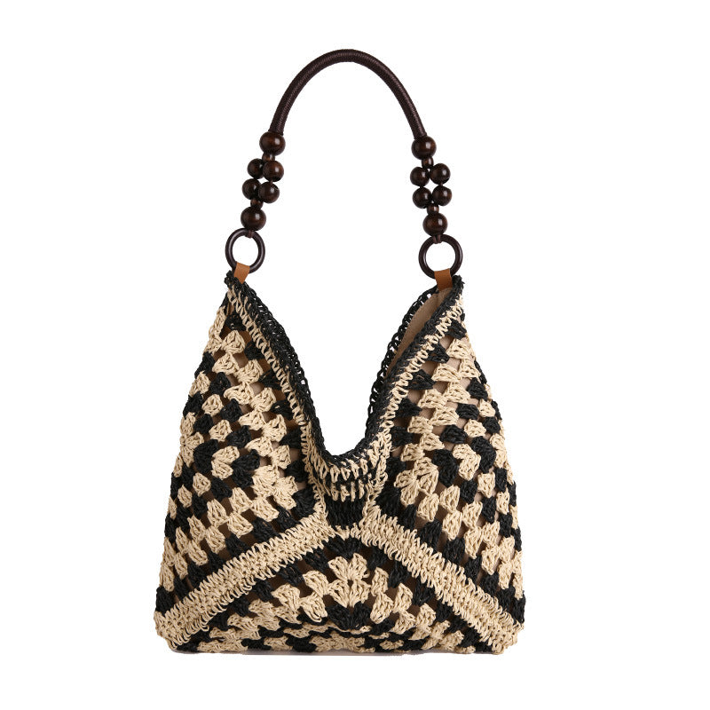 WoChic Boho Häkelhandtasche Karnz