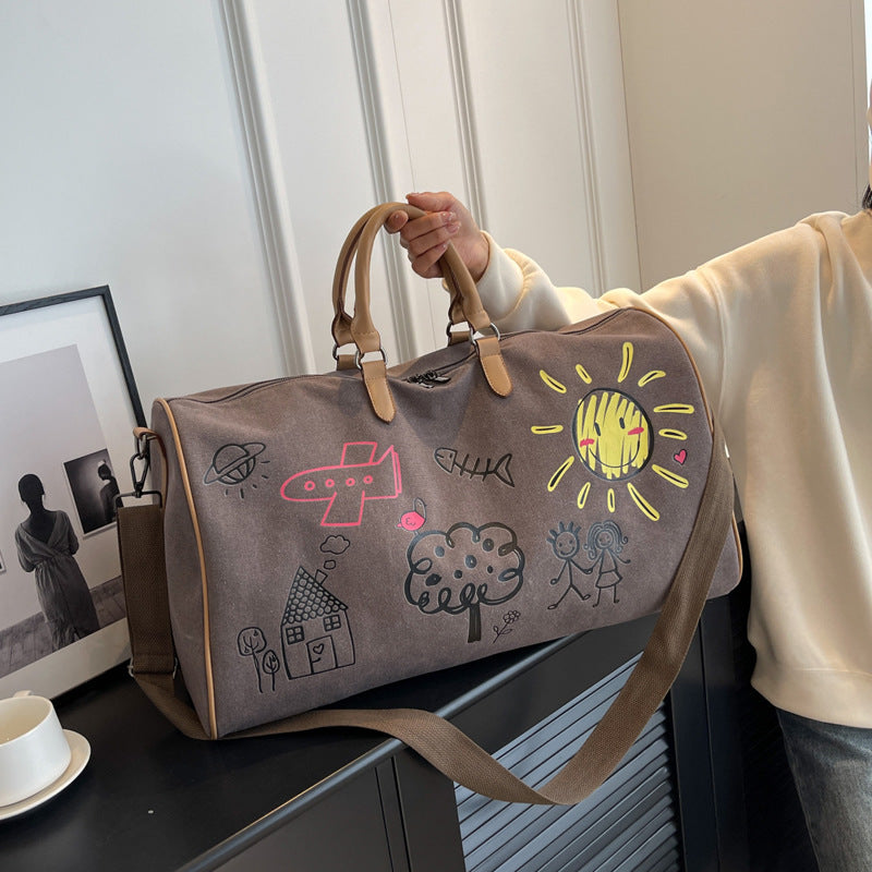 Canvas Kunst Reise Duffel Tasche Karnz