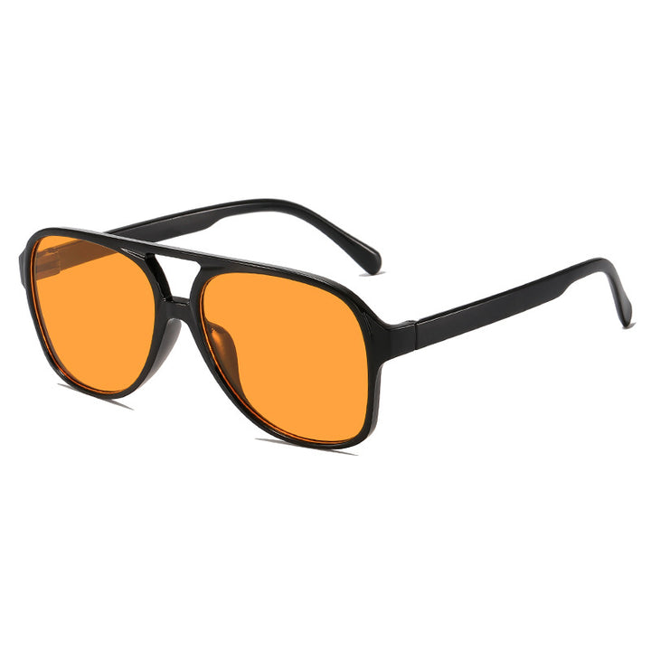Hochwertige Übergroße Quadratische Sonnenbrille Karnz