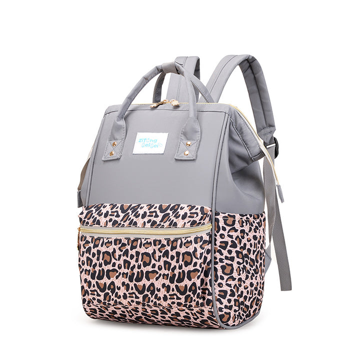 Trendiger Tierdruck Wickelrucksack Karnz