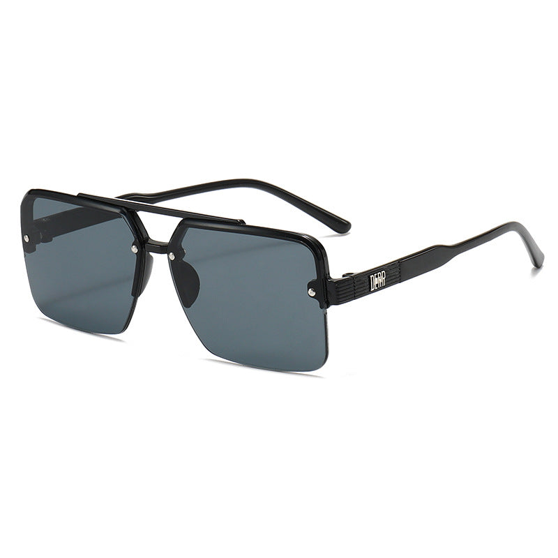 Damen modische quadratische Sonnenbrille mit Farbverlauf Karnz