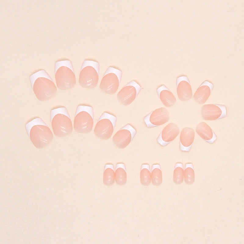 Französische Tip Acrylnagelerweiterungen Karnz