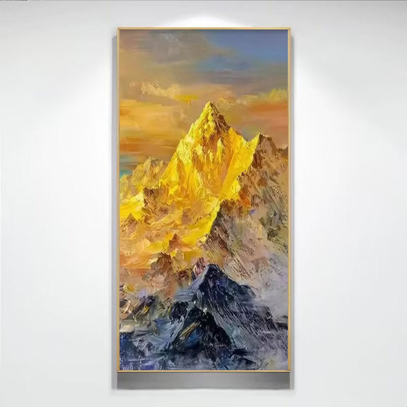 Abstrakte Berglandschaft Leinwand Wandkunst