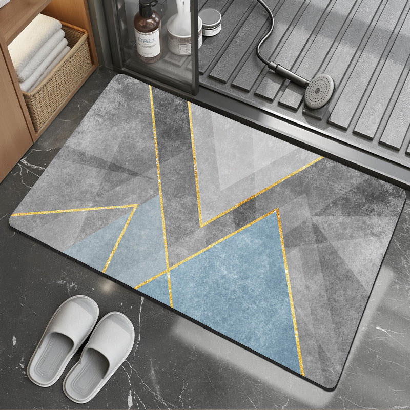 Stylische dekorative Badematte Karnz