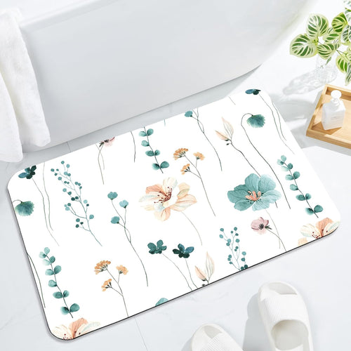 Florales Muster Badezimmermatte