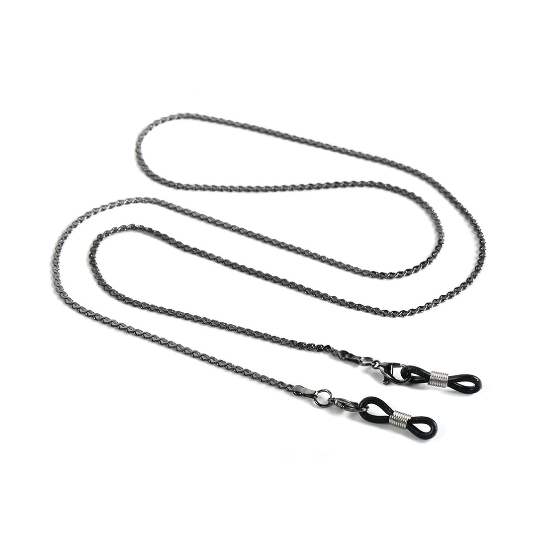 Stylische Metall Brillen Kette Karnz