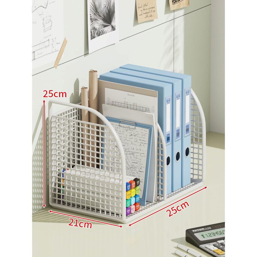 Multi-Tier Winkel Metallnetz Desktop Datei- und Ordnerorganisator