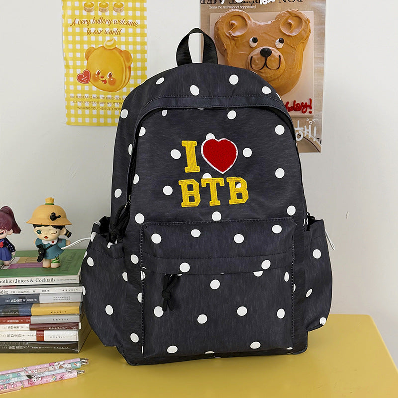Stylischer gepunkteter Grafik-Rucksack Karnz