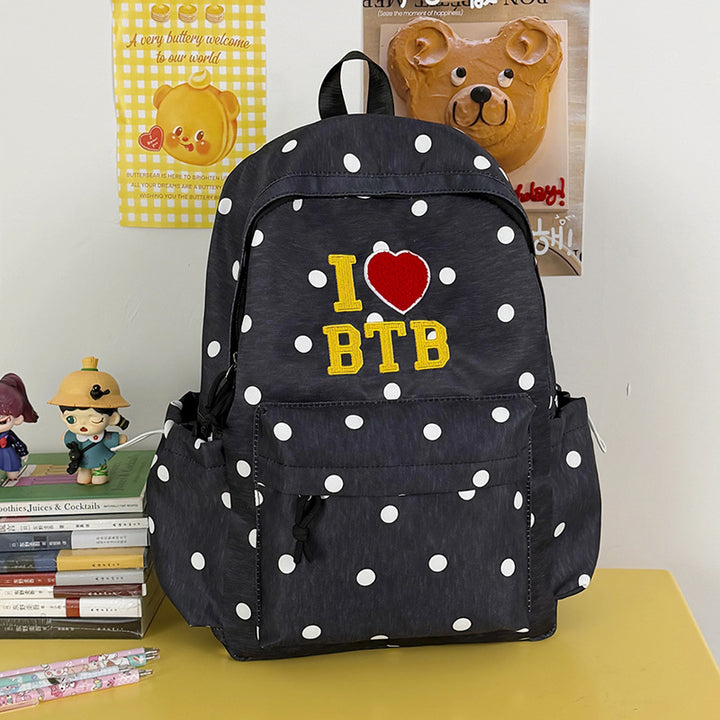 Stylischer gepunkteter Grafik-Rucksack Karnz