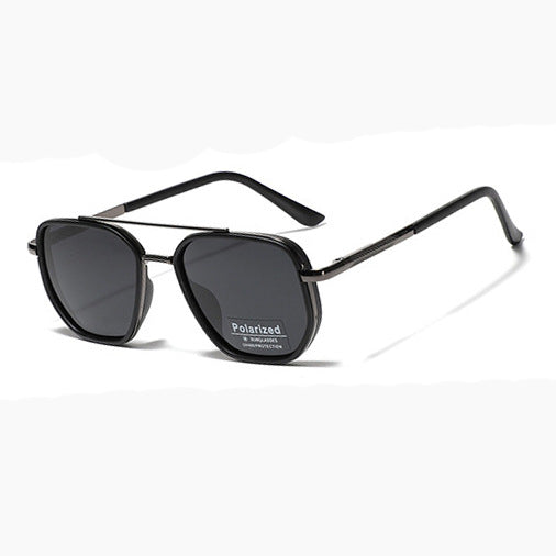 Damen Quadratische Sonnenbrille mit polarisierten Gläsern und elegantem Metallrahmen Karnz