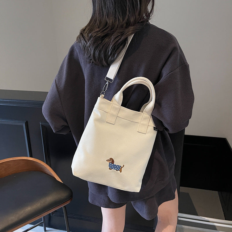 Stylische Canvas-Handtasche Karnz