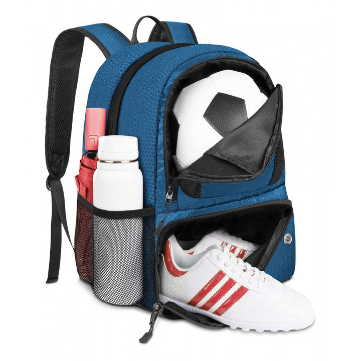 Sportlicher Rucksack mit Schuhfach und Getränkefach Karnz