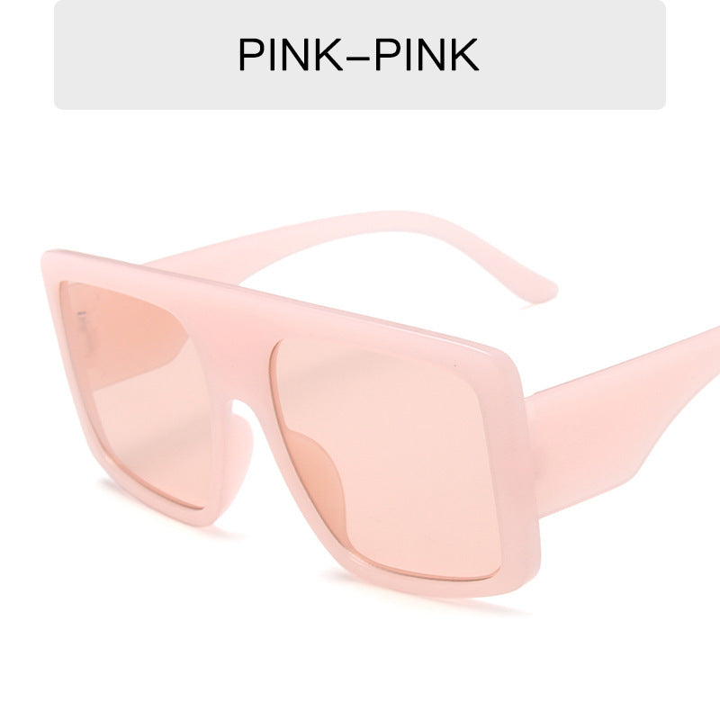 Damen oversized Sonnenbrille mit markantem Leopardenmuster Karnz