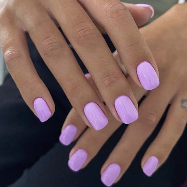 Elegantes glänzendes quadratisches Nagelset Karnz