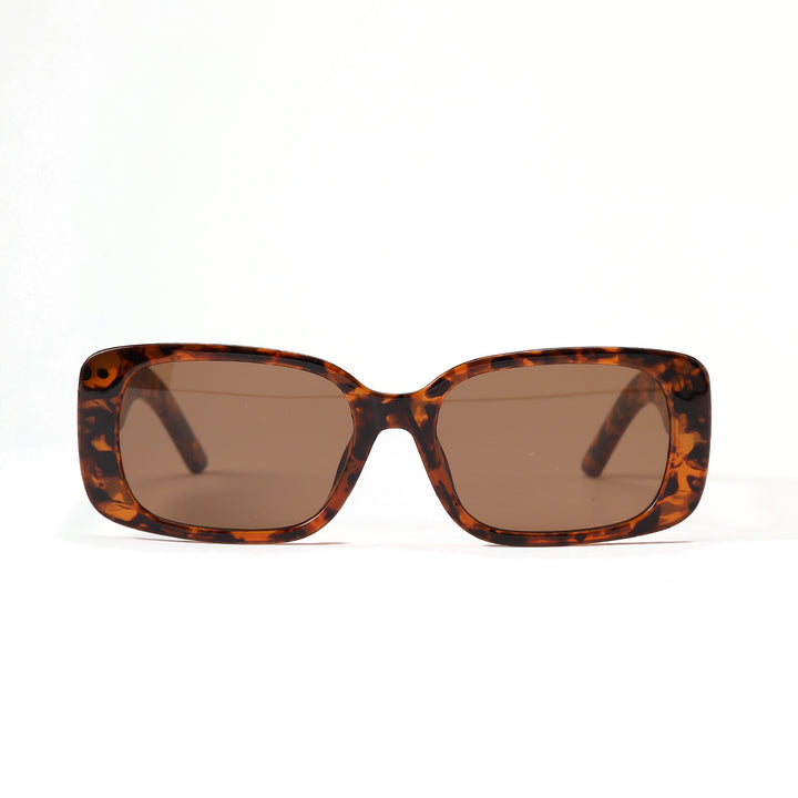 Damen rechteckige Sonnenbrille mit stilvollem Rahmen Karnz