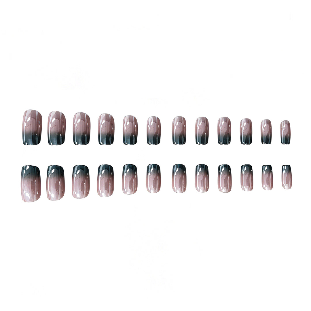 Premium Glänzende Ombre Nagelverlängerungen Karnz