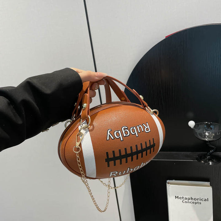 Neuheits Rugbyball Umhängetasche