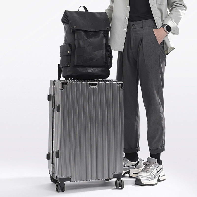 Premium Leder Mode Rucksack
