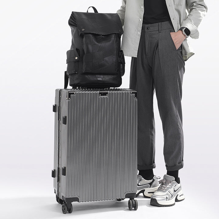 Premium Leder Mode Rucksack